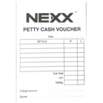 Nexx Petty Cash Voucher Pad